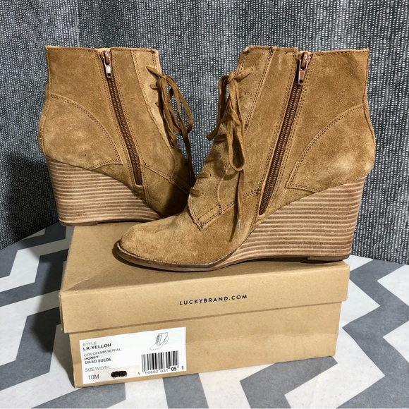 Lucky Brand Suede Boots - Picture 7 of 16
